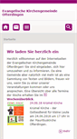 Mobile Screenshot of mauritiuskirche-ofterdingen.de