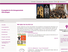 Tablet Screenshot of mauritiuskirche-ofterdingen.de